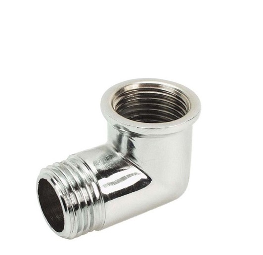 Gomito Ottone Cromato MF