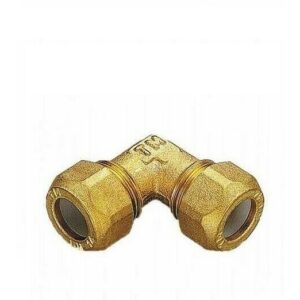 Gomito Doppio Anello Teflon  Bicono Rame.