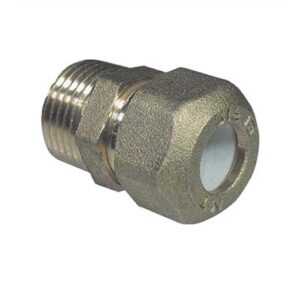 Niples Maschio Anello Teflon  Bicono Rame.