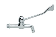 Rubinetto Parete Fool Singolo 1/2" Leva Clinica Cromo.