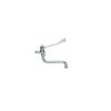 Rubinetto Parete a Snodo Leva Clinica 1/2" Cromo.