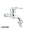 Rubinetto Vitone Rapido 1/2" Cromato Leva Pesante In Ottone.