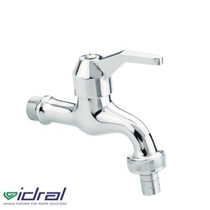 Rubinetto Vitone Rapido 1/2" Cromato Leva Pesante In Ottone.