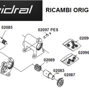 Kit Da 10 O-Ring (1 Acqua) Per Rub. A Pedale Art.02061/64/6  02096OR6