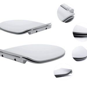 Sedile  Soft Close Mod. Ovale Bianco Soft Close vedi scheda compatibilità  0527.00