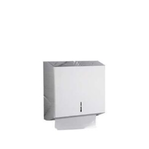 Porta Carta Salviette In Acciaio
Inox Foro Visivo Per Vedere
La Quantita' All'interno
Facile Da Istallare
D. 290 Lar. 110 Pr. 270 mm. H
Con Chiave Di Chiusura  0670.29