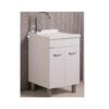 Lavatoio Sirena 55X45+ Abs Bianco 2 Ante  07129