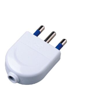 Spina Dritta Calpestabile 2Pt 10A 250 V Bianca  10007528