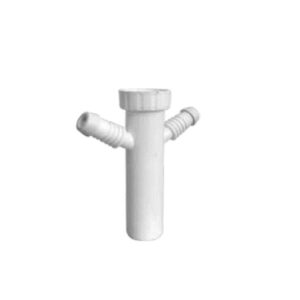Canotto Con Cartella 1”1/2 X 40 Con Due Attacchi Lavatrice  1006AT2LAV