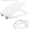 Sedile Wc Fit-Series Colibri  101E76004