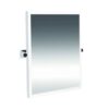 Specchio Basculante Bianco. 2 Pz Promo