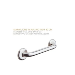 Maniglione Acciaio Inox 30Cm Lucido  105H08100
