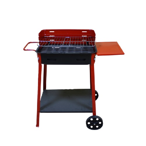 Barbecue A Carbonella 30 X 45 Con Base/Ruote E Appoggio 1068