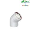 Curva Coassiale
Condensazione D. 60-100 45°  107614
