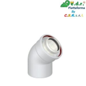 Curva Coassiale
Condensazione D. 60-100 45°  107614