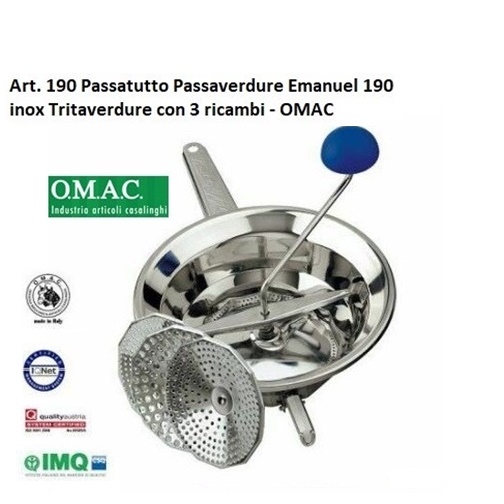 Passatutto Inox Emanuel 3 Diam. 24 190