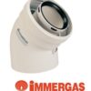 Kit Curva D.100-60 A 45 Per Caldaie A Condensazione  3012095