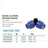 Gomito PVC Politilene Doppio uscita filettata sul gomito Pop-Up. 32X1/2"