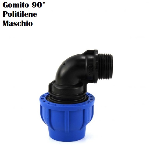 Gomito 90° Maschio 3/4"X20 332A-G20