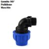 Gomito PVC Maschio Politilene. 11/2"X50