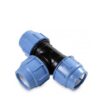 Tee PVC politilene Tre Lati. 63