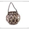 P/Candela Lanterna Rattan Nat.Cm. 22X21  3859003