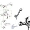 Miscelatore Vasca Fiore King Bianco  39Bi1000