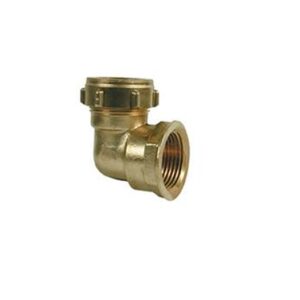 Gomito Femmina A Compressione In Ottone Tenuta Metallica  D. 16X1/2" Gf1/2X16Or  403D16