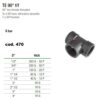 Tee PVC FFF. 1"