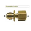 Rubinetto Attacco 7/16F-1/4"M  49Rub