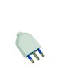 Spina Mobile Calpestabile 2P+T 16A 250V Bianca  5034B
