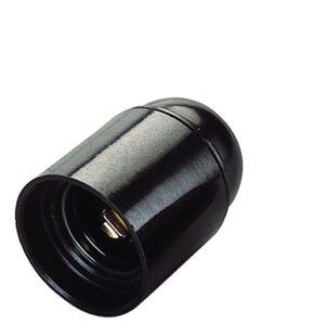 Portalampada E27 In Bakelite Nero  5089990