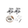 Supporto Sedile Pesante Universale Cromato Satinato Import  5200689