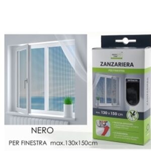 Zanzariera Velcro 130X150Cm Antracite  565107
