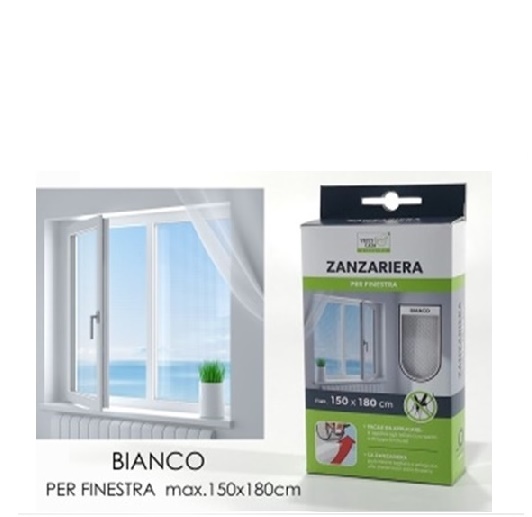 Zanzariera Velcro 150X180Cm Bianca 565108