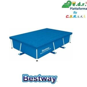 Copripiscina Steel Pro Frame Rett. Cm. 259 X 170 X 61  58105