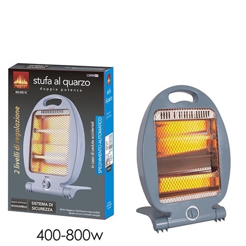 Stufa Quarzo 2 Tubi 800W 586111