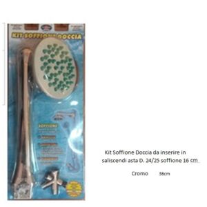 Kit Soffione Doccia Asta 24/25  X5 Articolo In Promo 59910