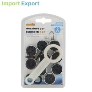 Aeretore Cromo F. 22X1
 PZ 9 con chiavetta in Blister  616173