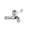 Rubinetto Parete 1/2" Vitone Rapido Cromo.