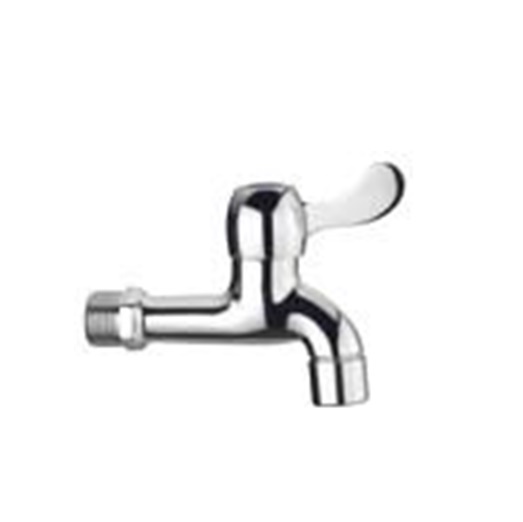 Rubinetto Parete 1/2" Vitone Rapido Cromo.