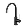 Miscelatore Lavello Monoforo Canna Alta Nero  69147