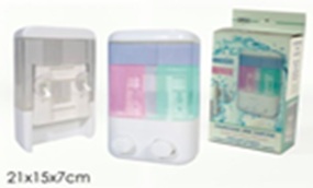 Dispenser X Sapone A Muro 2 pulsanti D. 21x15x7  748666