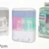 Dispenser X Sapone A Muro 2 Pulsanti D. 21X15X7  748666
