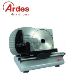 Affettatrice Con Lama Da 19 Cm In Acciaio Inox -Spessore Del Taglio Fino Ad Un Massimo Di Max 15 Mm - Lama Removibile E Carrello Ribaltabile Potenza 150W  8003A