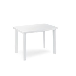Tavolo Resina Faretto Bianco cm 102X68XH72  8009271908000