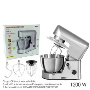 Impastatrice Power 1200W 5 Lt 3 Acc.  891601