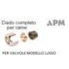 Dado Completo Lusso 1/2"X12 Per Valvola 200Tad12  9100Ta12