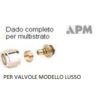 Dado Completo Lusso 1/2X16X2  Per Valvola 200Tadm16  9200Tam16
