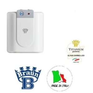 Scaldabagno Bandini Braun Vetroporcellnatao Vert. 12 Lt Sottolavello  2 Anni Garanzia  Articolo In Promo A12St2A